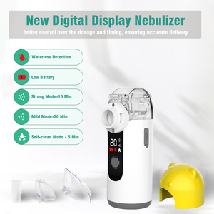 Sfda phê duyệt lưới Máy phun sương y tế Máy phun sương cầm tay thông minh siêu âm xách tay Máy phun sương với màn hình kỹ thuật số - Product Image 6