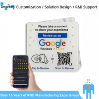 Carte NFC d'entreprise pour avis Google et réseaux sociaux, Plaque NFC en acrylique