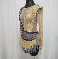 Robe de justaucorps pour filles, patinage artistique, gymnastique, roller, danse, ballet, costume de danse pour compétition de patinage artistique, strass