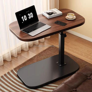 Moderno colore noce C a forma di <span class=keywords><strong>tavolino</strong></span> con 360 ° girevole e regolabile in altezza <span class=keywords><strong>per</strong></span> comodino che allatta divano o <span class=keywords><strong>vasca</strong></span> da bagno - Product Image 1