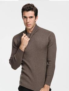 OEM Custom <strong>Black</strong> <strong>Turtleneck</strong> <strong>Men's</strong> High Collar Sweater Anti-Wrinkle Blank Knit Casual Sweater Shrug Design Latest Cheap Price - Product Image 6