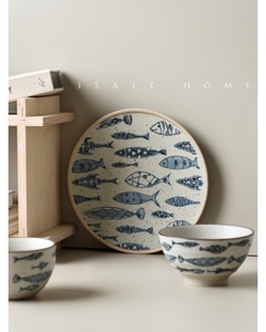 أوعية خزفية صينية عالية الجودة مصنوعة يدويًا بتصميم فني، وعاء سيراميك - Product Image 2