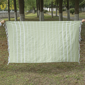 Chất Lượng Cao Hot Bán Cát Bằng Chứng 100% Cotton Mềm Tùy Chỉnh Hammam Khăn Thổ Nhĩ Kỳ Bãi Biển Khăn Biểu Tượng Tùy Chỉnh - Product Image 2