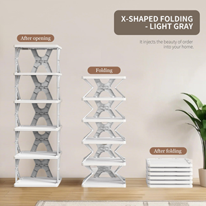 Modern Multi-Layer Shoe <b>Rack</b> Simple Space-Saving Household Door Shoe Cabinet for Small Narrow Spaces Internet - Product Image 3
