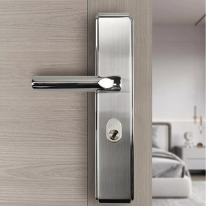 Chống Trộm Cửa an ninh bảng điều khiển khóa NỘI THẤT PHÒNG <span class=keywords><strong>SS</strong></span> 304 đòn bẩy xử lý satin khóa cửa bộ - Product Image 4