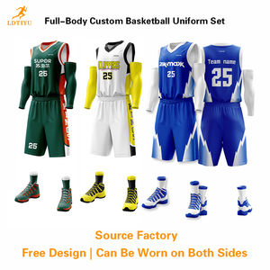 大人用トレーニング服バスケットボールジャージーカスタム通気性リバーシブルバスケットボールユニフォーム - Product Image 1