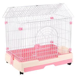 Cage pour <span class=keywords><strong>chien</strong></span> à prix d'usine plateau inférieur amovible et serrure de sécurité caisse pour animaux de compagnie intérieure/extérieure - Product Image 4