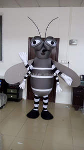 2025 Adorables <span class=keywords><strong>disfraces</strong></span> <span class=keywords><strong>de</strong></span> Mascota <span class=keywords><strong>de</strong></span> <span class=keywords><strong>mosquito</strong></span> verde y negro para espectáculo <span class=keywords><strong>de</strong></span> publicidad al aire libre - Product Image 4