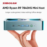 Mini PC con 64 GB de RAM, SSD Interno de hasta 5.2 GHz y 2 TB, Computadora de Escritorio Pequeña, Compatible con 4K 120Hz HD, Diseño con Antena WiFi