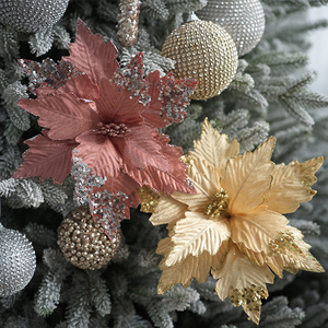 Christmas <b>Tree</b> Decorations Pendants Flowers Flower Shape Factory Direct Sales - Product Image 3
