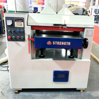 Machine à dégauchir le bois industrielle automatique à vitesse variable, robuste, pour bois épais, avec 4 lames droites