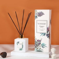 Diffuseur de parfum d'ambiance carré sans flamme, 150 ml, style classique, longue durée, parfum romantique