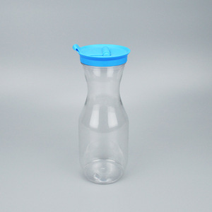 Pichet à eau pour animaux de compagnie 1,5 L et 1 L avec couvercle bleu pour boissons froides et stockage de jus - Product Image 3