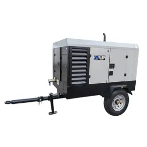 Compressore motore a vite diesel mobile 194KW potenza compressore d'aria 17bar 18bar