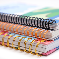 Maßgefertigter A5 Spiralgebundener Planer Notizbuch-Druckservice