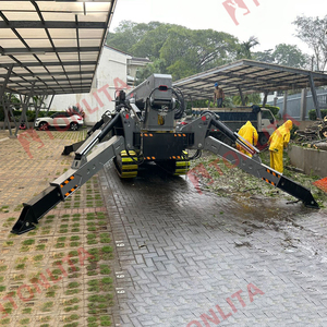 Mini Spider Crane 1.5 Ton bensin elektrik Dual-Power Mesin Honda mesin Koop ponsel Spider Crane - Product Image 6