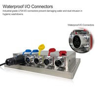 Ordinateur tactile étanche en acier inoxydable de 12,1 pouces, processeur Intel Core I5 6200U, IP66 IP69K, PC industriel sans ventilateur
