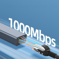 Asix AX88772 kabel Modular, USB LAN RJ45 8P kondisi baru USB2.0 LAN untuk Laptop STB Set kotak atas Panel PC perlindungan OTP