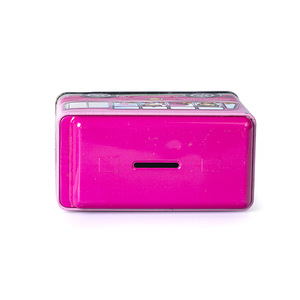 Salvadanaio per Bambini a Forma di Autobus in Latta Personalizzato, Confezione Regalo per Risparmi, Rettangolare, Riciclabile, Artigianale - Product Image 3