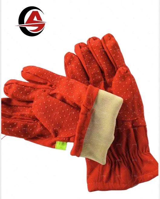 Guangmin Fabriek Anti-Warmte Brandwerende Handschoenen Brandweerman Handbescherming Handschoenen En Brandbestrijdingsapparatuur Waterdicht