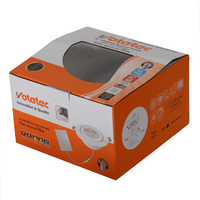 Dossiers en carton ondulé E-flute avec lamination mate, recyclables et écologiques, avec logo personnalisé, pour ampoules LED et petits appareils électroniques grand public