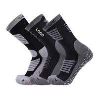 Meilleure vente Cushion Grip Sports Sock Custom Made Crew Athletic Football Soccer Grip Socks
