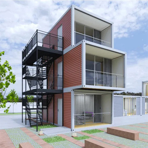 Casa Container Prefabbricata di Lusso Moderna a 2 Piani con 3 Camere <span class=keywords><strong>da</strong></span> Letto <span class=keywords><strong>in</strong></span> <span class=keywords><strong>Vendita</strong></span>, 40 Piedi - Product Image 2