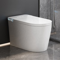Meilleures ventes : WC intelligent automatique en céramique, à poser au sol, avec télécommande, siège chauffant intelligent, siphon en P/S