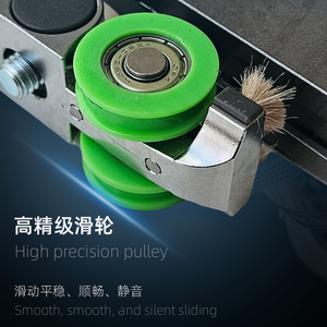 Roue de porte coulissante bidirectionnelle silencieuse et durable Opk Satellite 15 en acier avec amortisseur opposé et <span class=keywords><strong>poulie</strong></span> à roulement à billes - Product Image 2