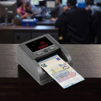 EC600 Détecteur de devises portable de haute qualité Compteur de billets à insertion à 4 voies Détection de billets de banque Caractéristiques de criblage d'argent inégalées