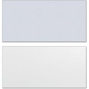 Plateau de table rectangulaire en stratifié réversible Alera 59,38 l x 23,63 prof. blanc/gris pour tables de conférence - Product Image 2