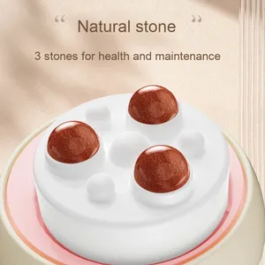 Masajeador Abdominal de calentamiento automático Bian Stone, dispositivo para frotar el vientre para el movimiento intestinal corporal, masajeador de cuello - Product Image 2