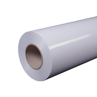 Film vinyle PVC/vinyle imprimable/vinyle PVC auto-adhésif blanc brillant/mat de haute qualité pour la décoration de sol de danse et de mariage