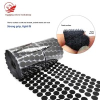 En stock, taille et couleur personnalisées, ruban adhésif double face auto-agrippant en polyester/nylon, découpé, pour vêtements, antidérapant, fixation par perforation