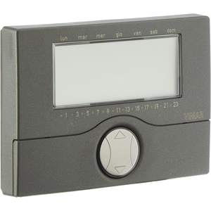 Termostato de Pared Programable Vimar 250V 5A, Plástico Antracita, Modelo en Italiano 01910.14 - Product Image 2