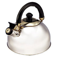 Vente en gros de bouilloire à thé sifflante en acier inoxydable d'une capacité de 2,5 litres, nouveau design de cafetière multifonction, produit de vente à chaud à usage domestique