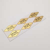 Autocollant de téléphone en métal personnalisé avec logo, imperméable et adhésif, pour l'artisanat et les cadeaux
