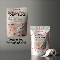 Impression personnalisée d'étiquettes adhésives imperméables pour produits pour animaux de compagnie autocollant d'emballage alimentaire pour animaux de compagnie étiquettes de suppléments pour animaux de compagnie