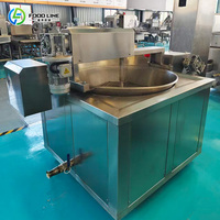 Friteuse à poulet commerciale automatique avec petit filtre pour chips de banane, machine industrielle à gaz
