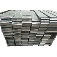 Acier plat galvanisé à chaud pour mise à la terre, 65/85 mm, couche de zinc haute performance, grade Q235, entièrement durci, laminé à chaud, sans paillettes, finition Skin-Pass