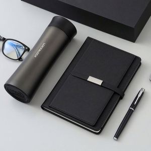 Ensemble Cadeau Personnalisé de Luxe : Parapluie, Bouteille Isotherme, Carnet A5, Stylo – Coffret Cadeau d'Entreprise en Carton - Product Image 6