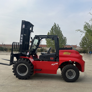 Fábrica Toda Empilhadeira De Terreno Áspero 2 Ton 3 Ton Fábrica Direta De Alta Qualidade 4wd Off-road Empilhadeira Diesel EPA Euro5 - Product Image 2