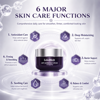 Crème anti-âge OEM/ODM 50g, raffermissante, lissante, hydratation intense, soin de la barrière cutanée, soin quotidien de la peau, crème pour le visage cosmétique haut de gamme