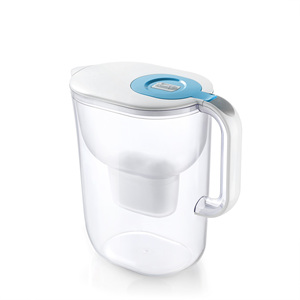 Machine à eau alcaline domestique, pichet purificateur d'eau ionisée 2,4 L, avec cartouche <span class=keywords><strong>filtrante</strong></span> longue durée - Product Image 1