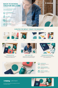 Kit de Bienvenida Personalizado para el Regreso a Clases con Bolso, Cuaderno, Vaso Térmico, Estuche para Lápices, Soporte para Teléfono y Cable de Carga - Product Image 5