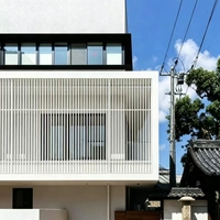 Système de pare-soleil vertical décoratif pour façade extérieure, imperméable, résistant à la chaleur, durable et écologique