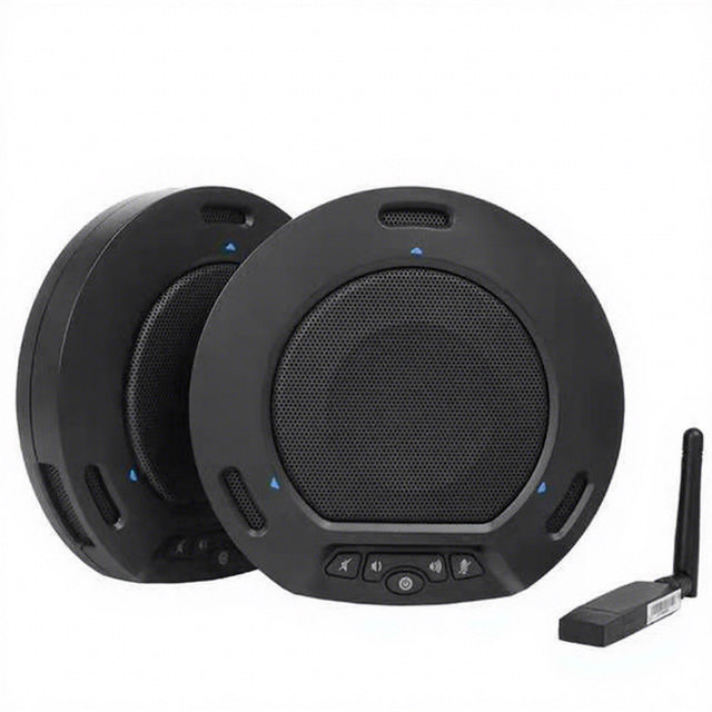 N60W Enhanced 2.4G Wireless Cascading Conference Omnidirectional Speaker for Large Business Meeting