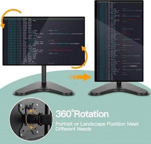 Brazo Articulado para Monitor, Soporte de Escritorio para Monitor LED/LCD con un Solo Brazo Oscilante, Soporte de Escritorio para Dos Monitores - Product Image 6
