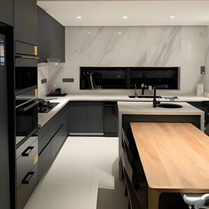 Approvisionnement d'usine Unité préfabriquée en bois MDF Armoires de cuisine - Product Image 2