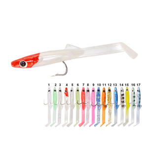 8 pezzi piccolo PVC artificiale 6.5cm 1.5g di pesca di <span class=keywords><strong>anguilla</strong></span> luminosa con gancio <span class=keywords><strong>esca</strong></span> morbida <span class=keywords><strong>per</strong></span> la pesca alla carpa in barca oceanica nel lago fluviale - Product Image 1